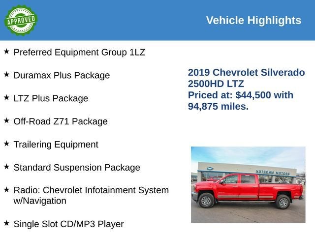 2019 Chevrolet Silverado 2500 HD LTZ