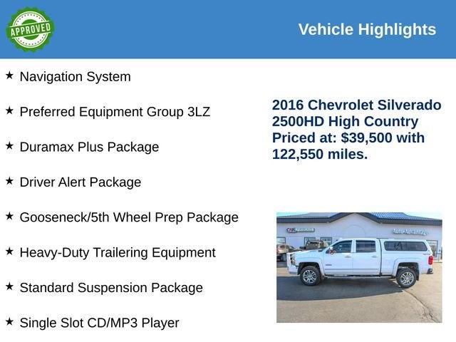 2016 Chevrolet Silverado 2500 HD High Country