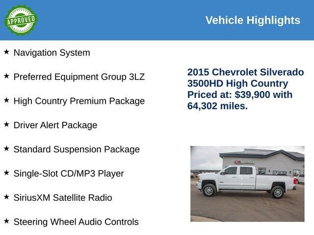 2015 Chevrolet Silverado 3500 HD High Country