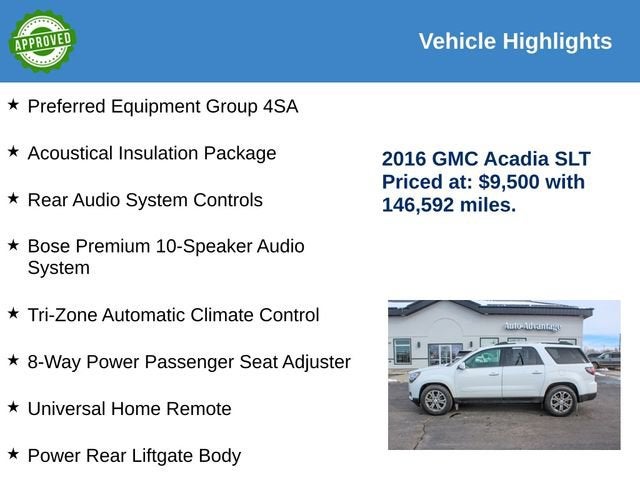 2016 GMC Acadia SLT