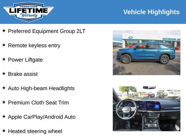 2025 Chevrolet Traverse LT