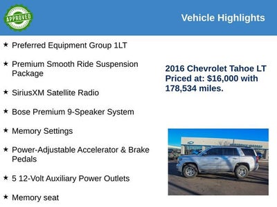 2016 Chevrolet Tahoe LT