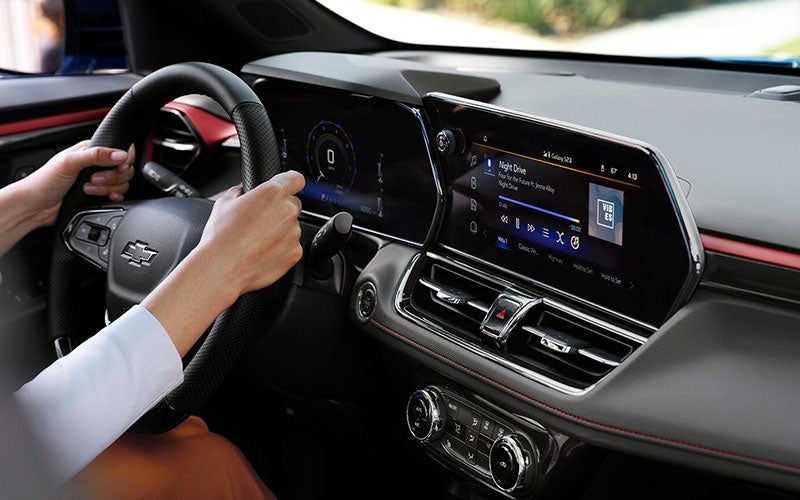 Hands on steering wheel